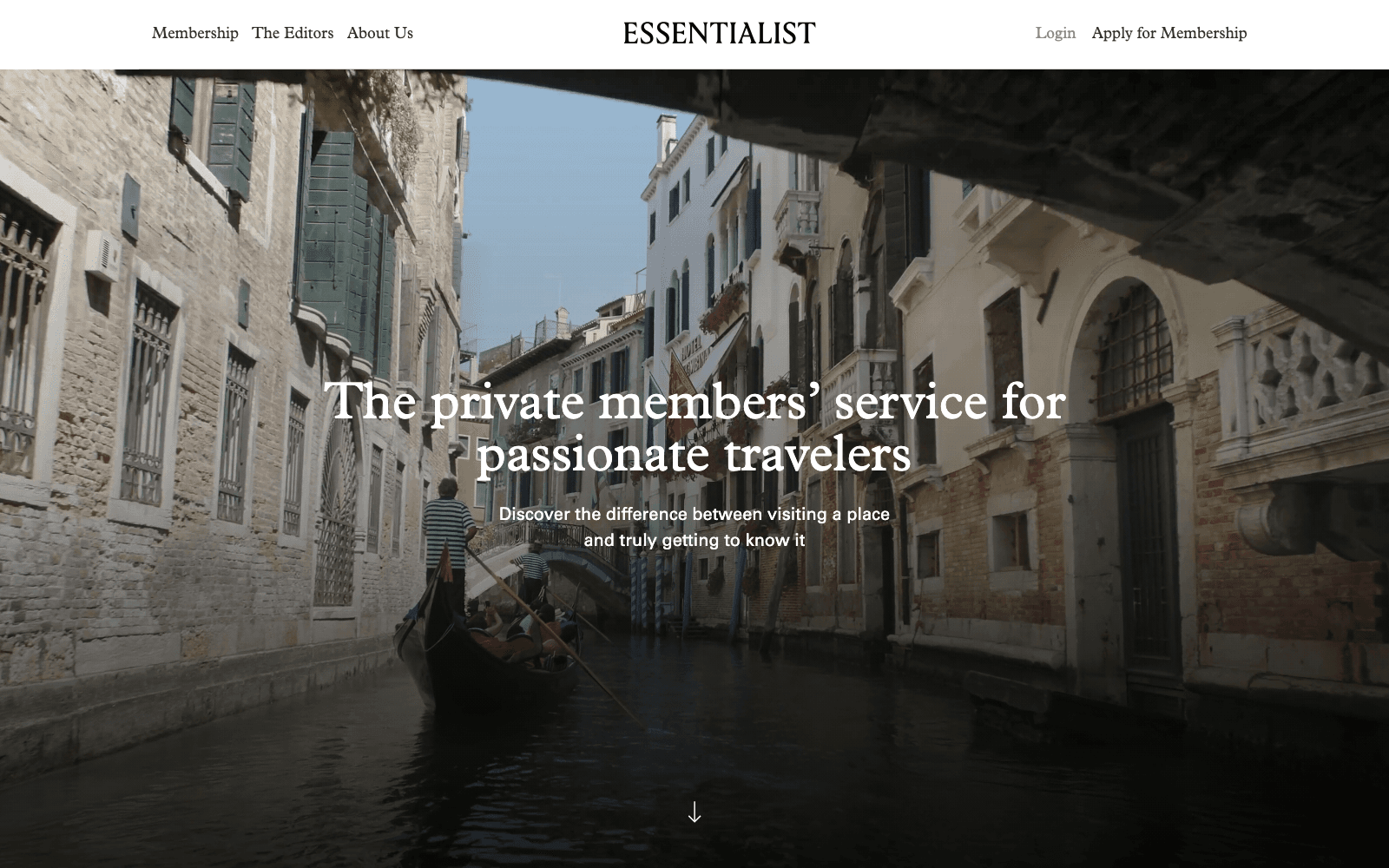Essentialist — Plataforma · viajes a medida